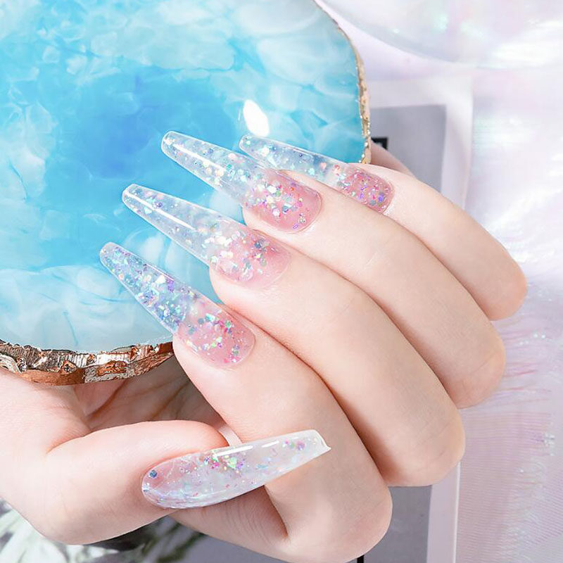 延长胶美甲无指托快速光疗水晶胶延长甲胶指甲加长胶甲油胶全套装