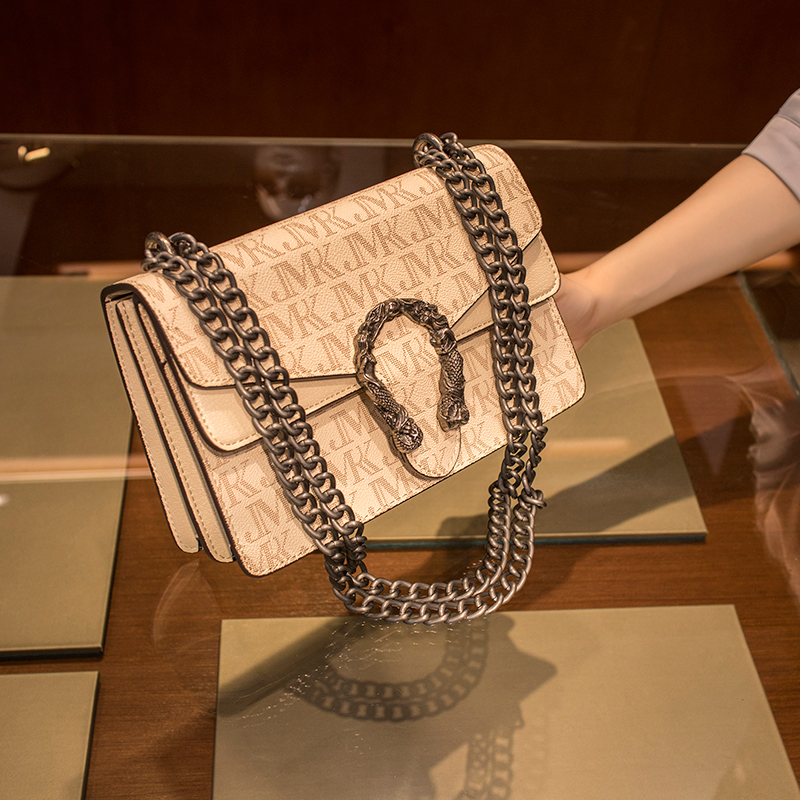 香港代购mk&vk白色酒神包小包包女2021新款大牌奢侈品单肩斜挎包