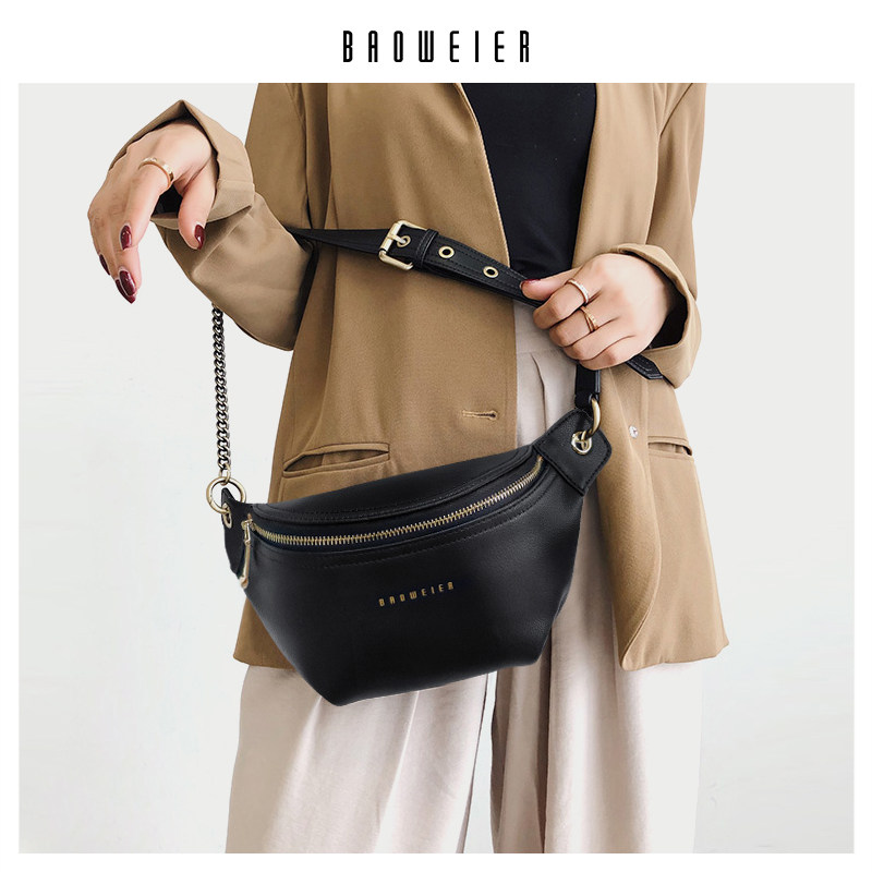 2021新款时尚腰包百搭女包单肩斜挎小包女街头斜跨胸包ins潮