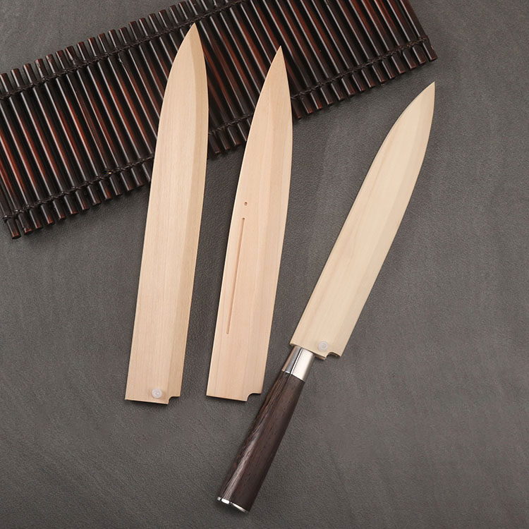 刺身刀木鞘刀鞘柳刃刀套白木刀库保护刀刃刀鞘鱼生刀木鞘