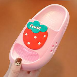 儿童女孩拖鞋高跟图片