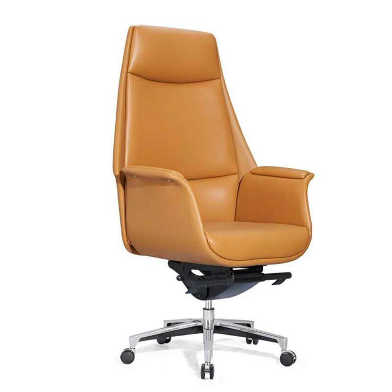 高端人体工学皮椅电脑椅真皮老板椅现代简约时尚办公椅转椅大班椅