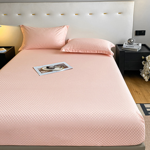 全棉床笠单件床罩床垫纯棉纯色保护罩席梦思床套床单防尘罩全包