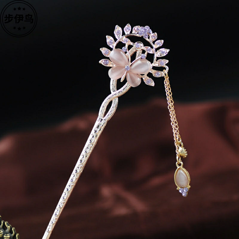 【买2送1】古典头饰古风发簪子古代饰品流苏步摇公主发饰儿童发