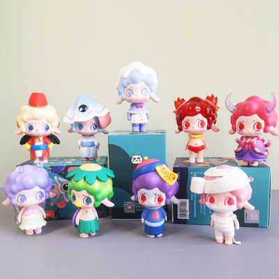 正版尼诺小羊妖妖灵盲盒网红手办女孩可爱摆件生日礼物儿童节潮玩盲盒