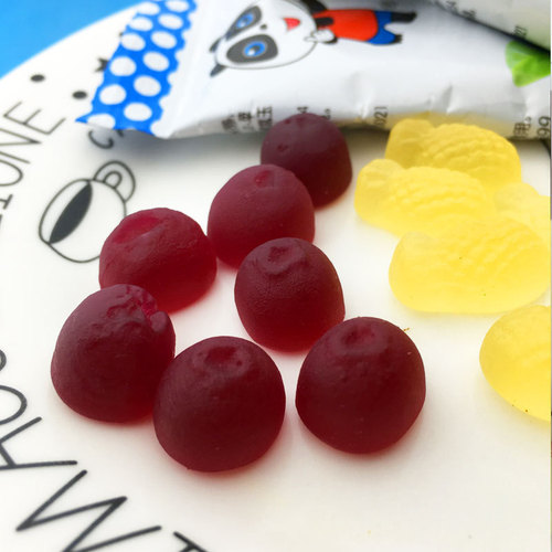 30包熊仔水果味芒果味软糖休闲零食糖果橡皮糖吃货经典怀旧小零