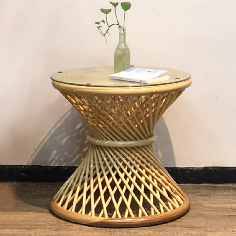 藤夫手工藤编小茶几客厅印尼真藤简约创意北欧ins 藤编台圆茶桌椅|ruв категории жилой мебели, несколько видов, чайный столик - от Buy2taobao.com для оказания профессиональной услуги покупки агента Taobao