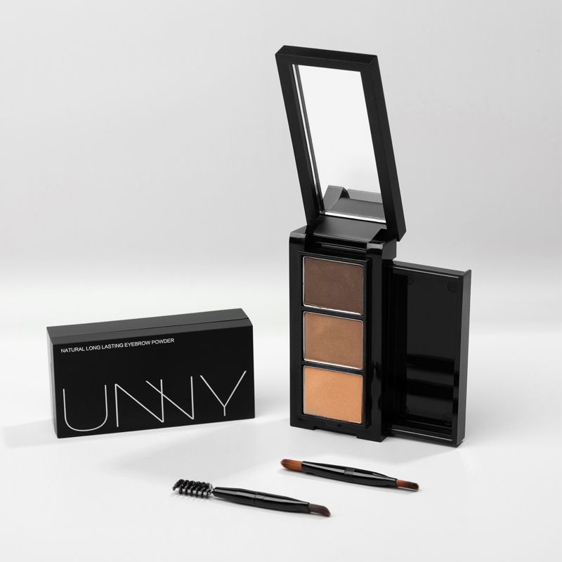 unny眉粉女防水自然正品品牌专柜三色持久脱色眉笔