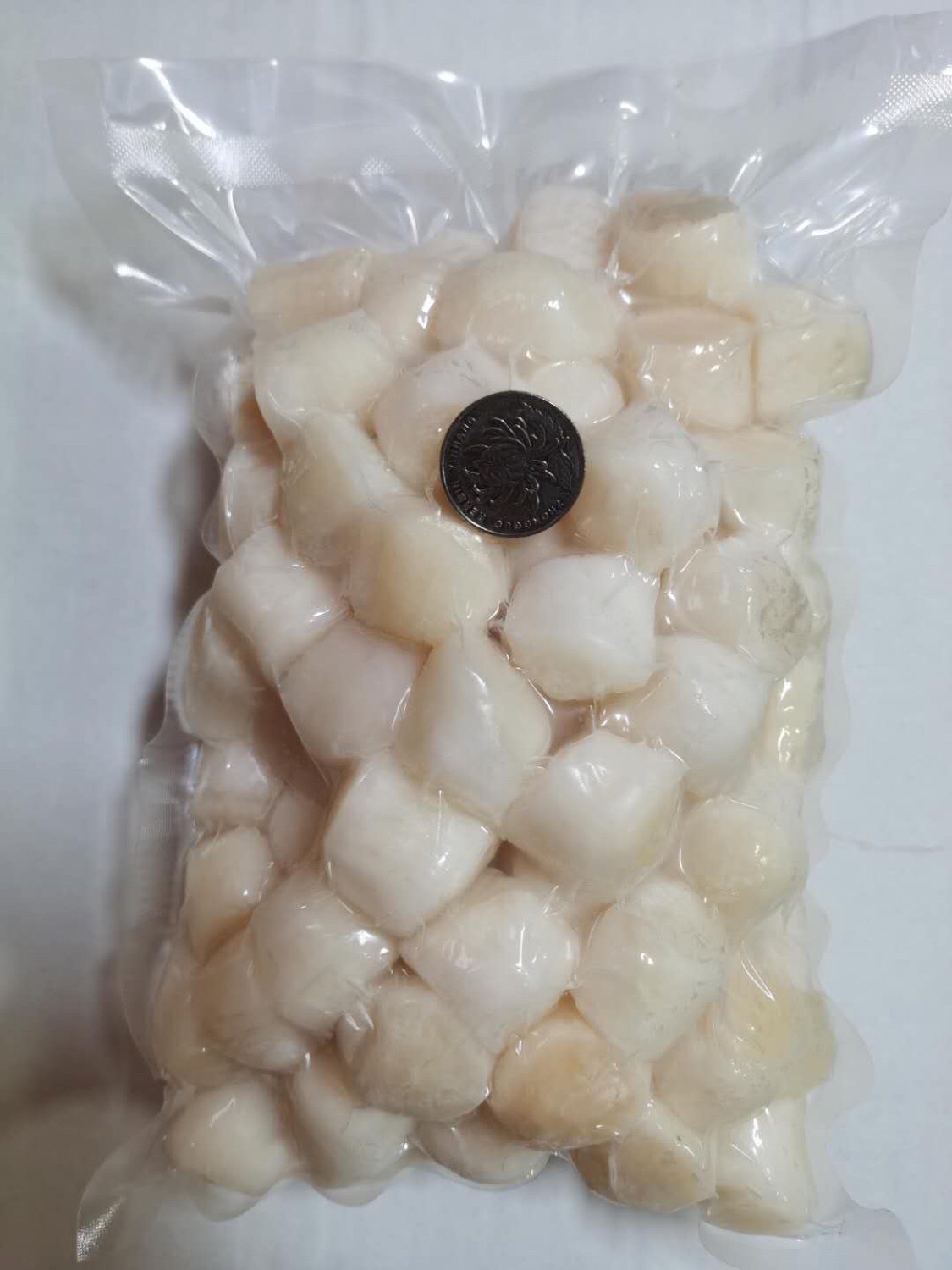 贝柱1kg冻扇贝柱约60粒料理店海鲜火锅食材鲜嫩水产贝类冻贝干贝