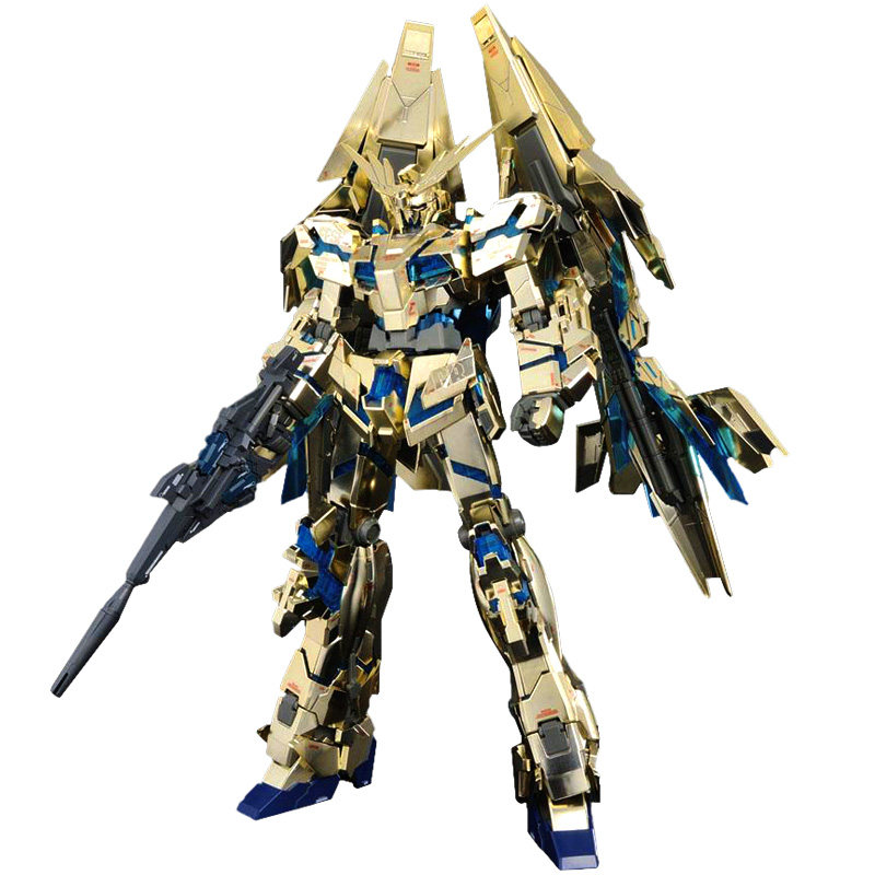 拼装 1/100 rx-0 独角兽3号机菲尼克斯凤凰高达电镀版