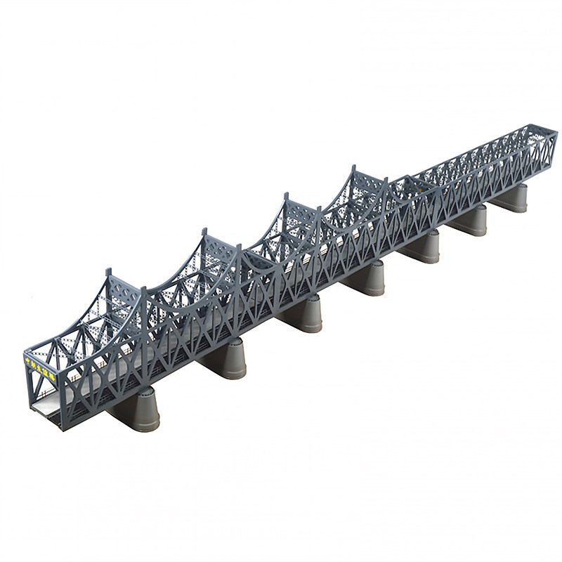 鸭绿江大桥模型合金成品玩具以上中朝友谊桥桥梁模型包邮