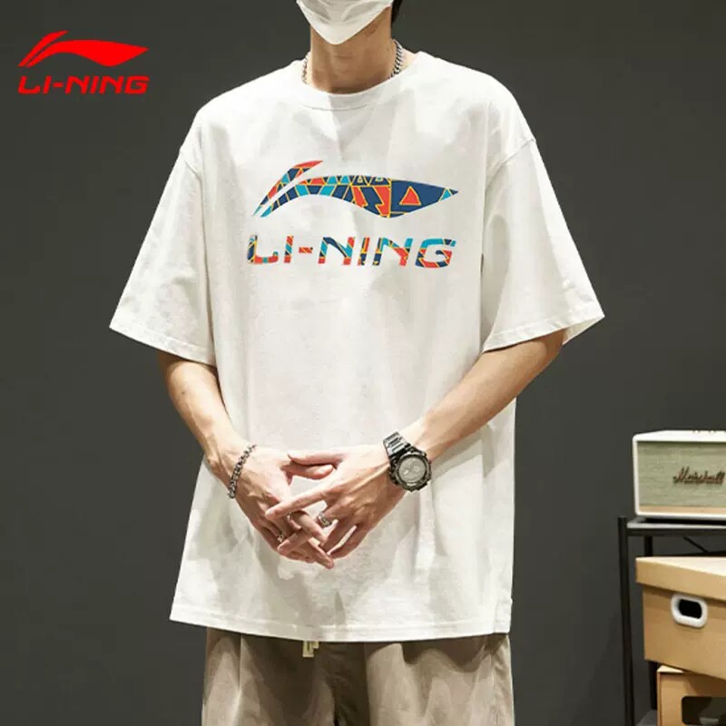 中国李宁短袖男夏季