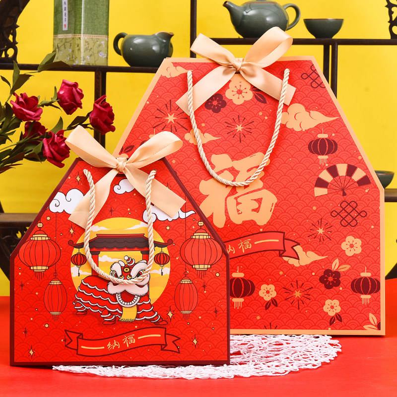 兔年新年送礼包装袋 新年大礼包袋 年货礼品袋 定制纸袋子 手拎袋