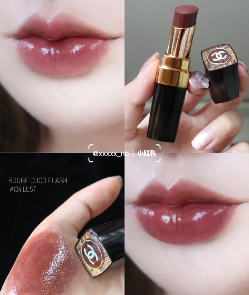 chanel/香奈儿哑光黑管磨砂可可小姐coco炫光唇膏口红116# 130