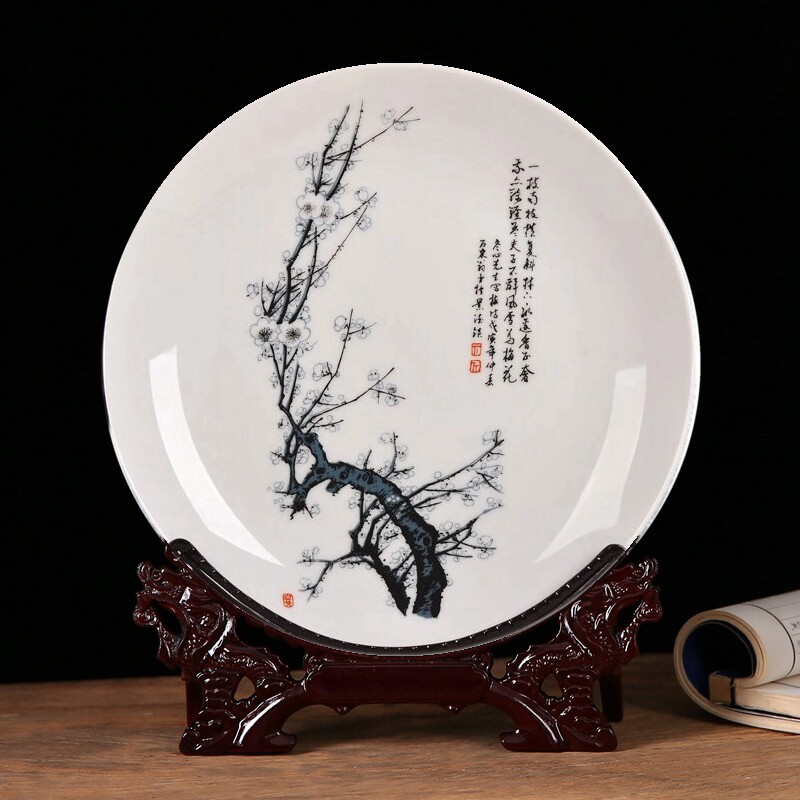 瓷盘摆件景德镇陶瓷