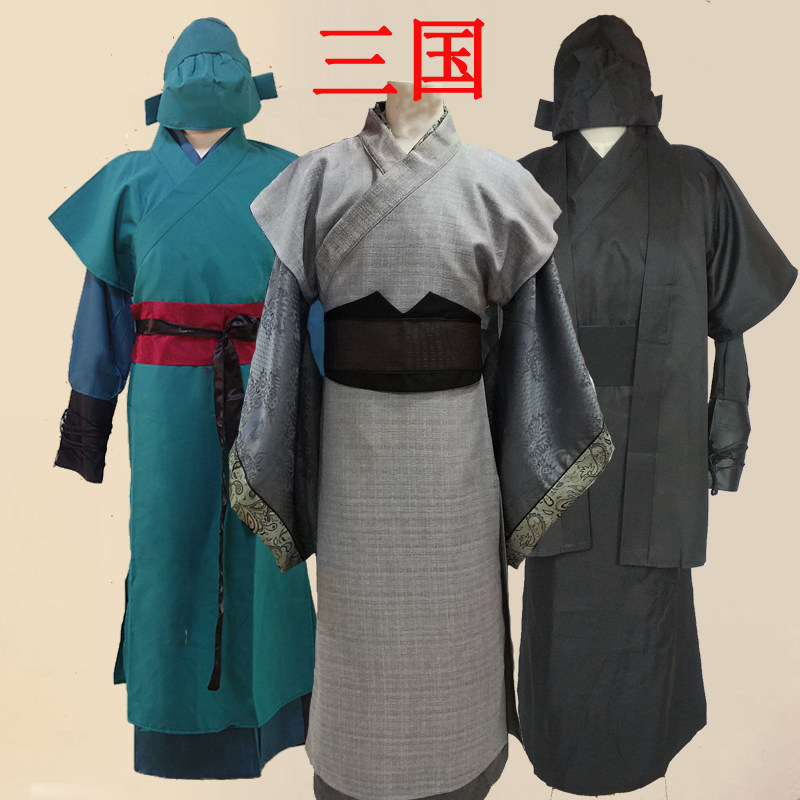 三国演义刘备关羽张飞舞台演出服装关二爷戏服桃园三结义古装男款