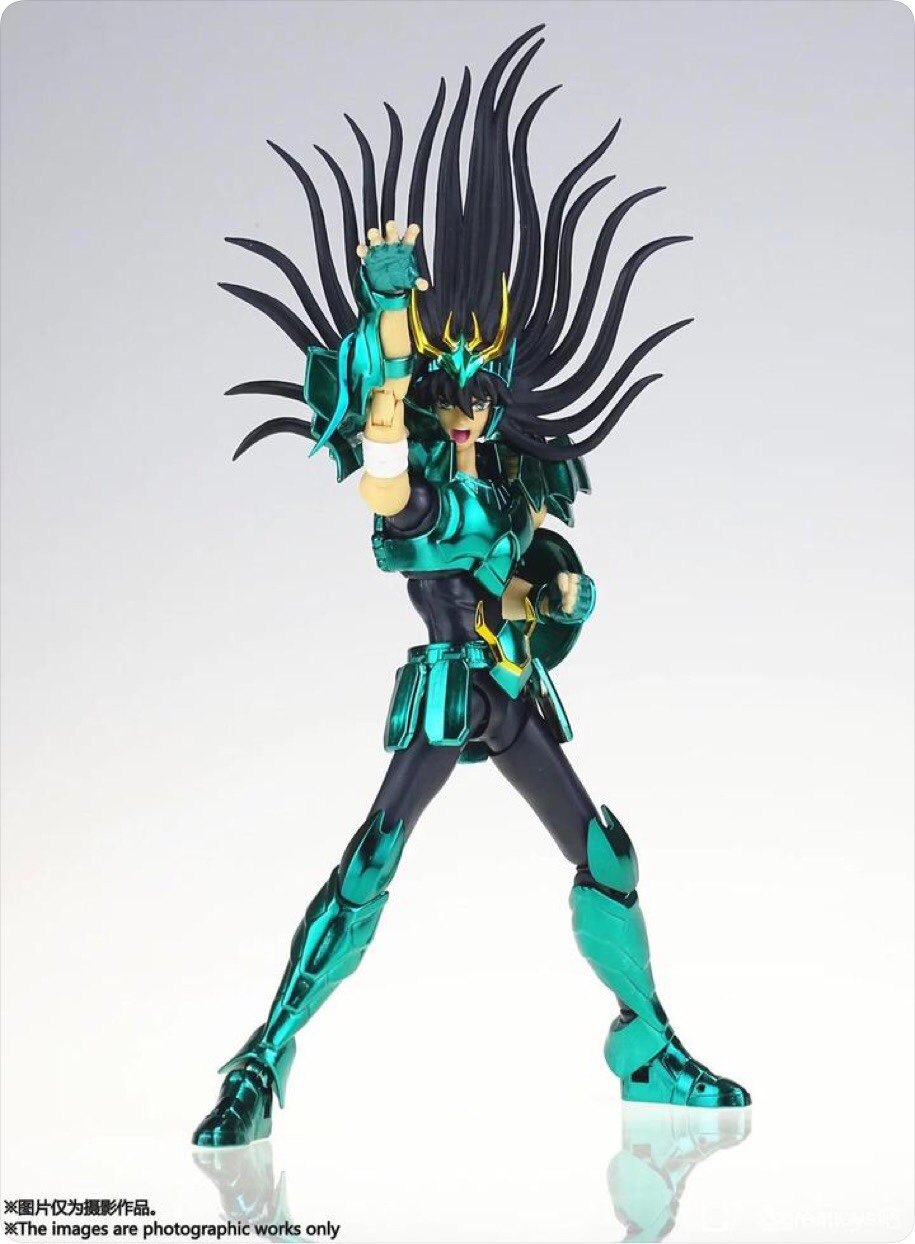 现货 gt最终天龙修正版 青铜圣衣斗士神话ex最终天龙座紫龙带散发