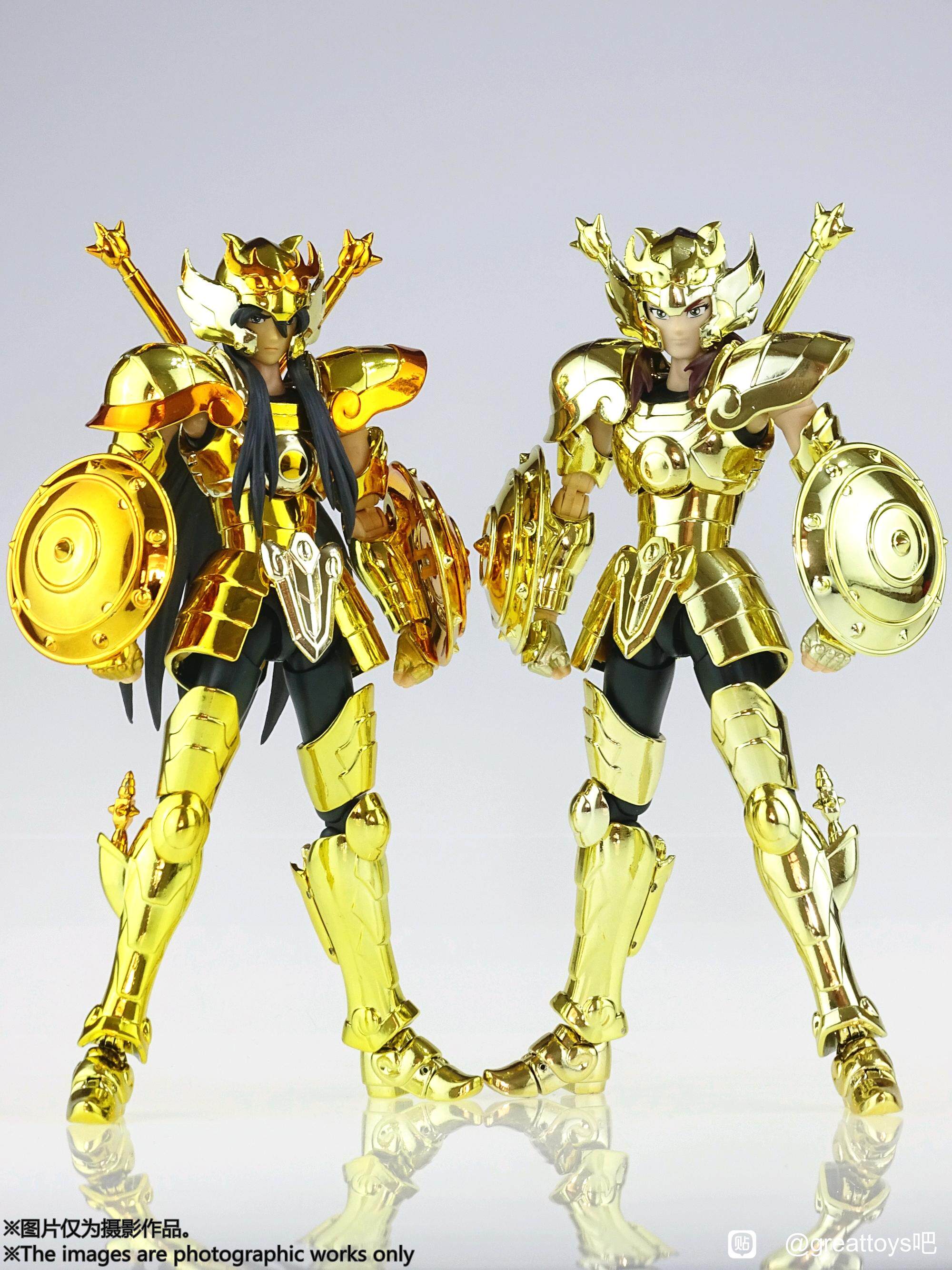 现货传神ex天平圣衣斗士神话ex天秤座童虎原色24k金紫龙头修正版