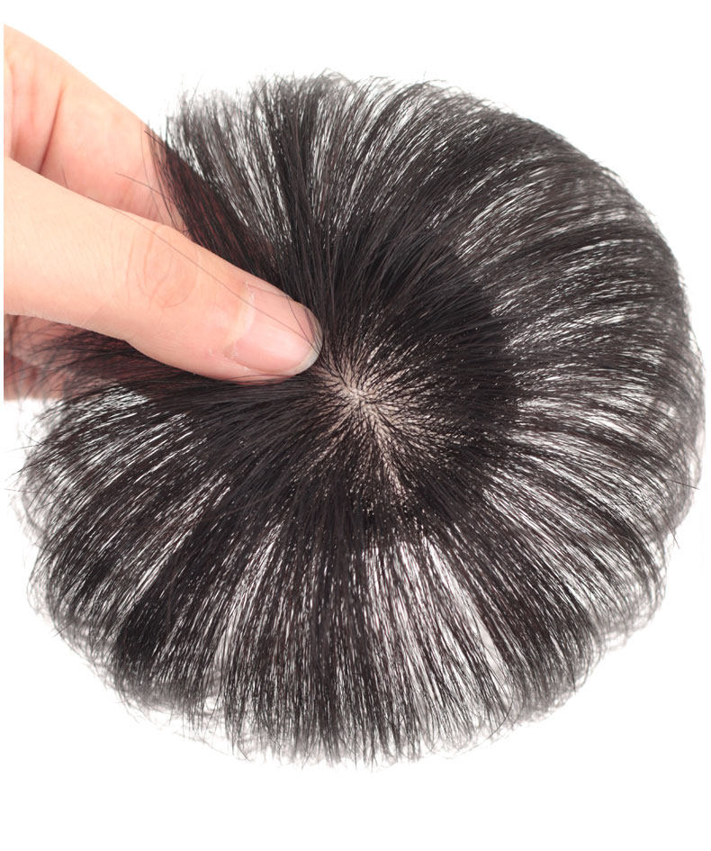 假发片女头顶真人发丝