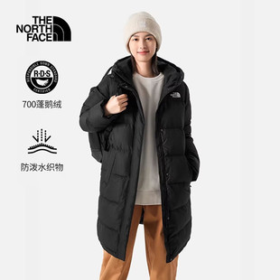 TheNorthFace北面羽绒服女长款700蓬鹅绒填充防风保暖外套81SA