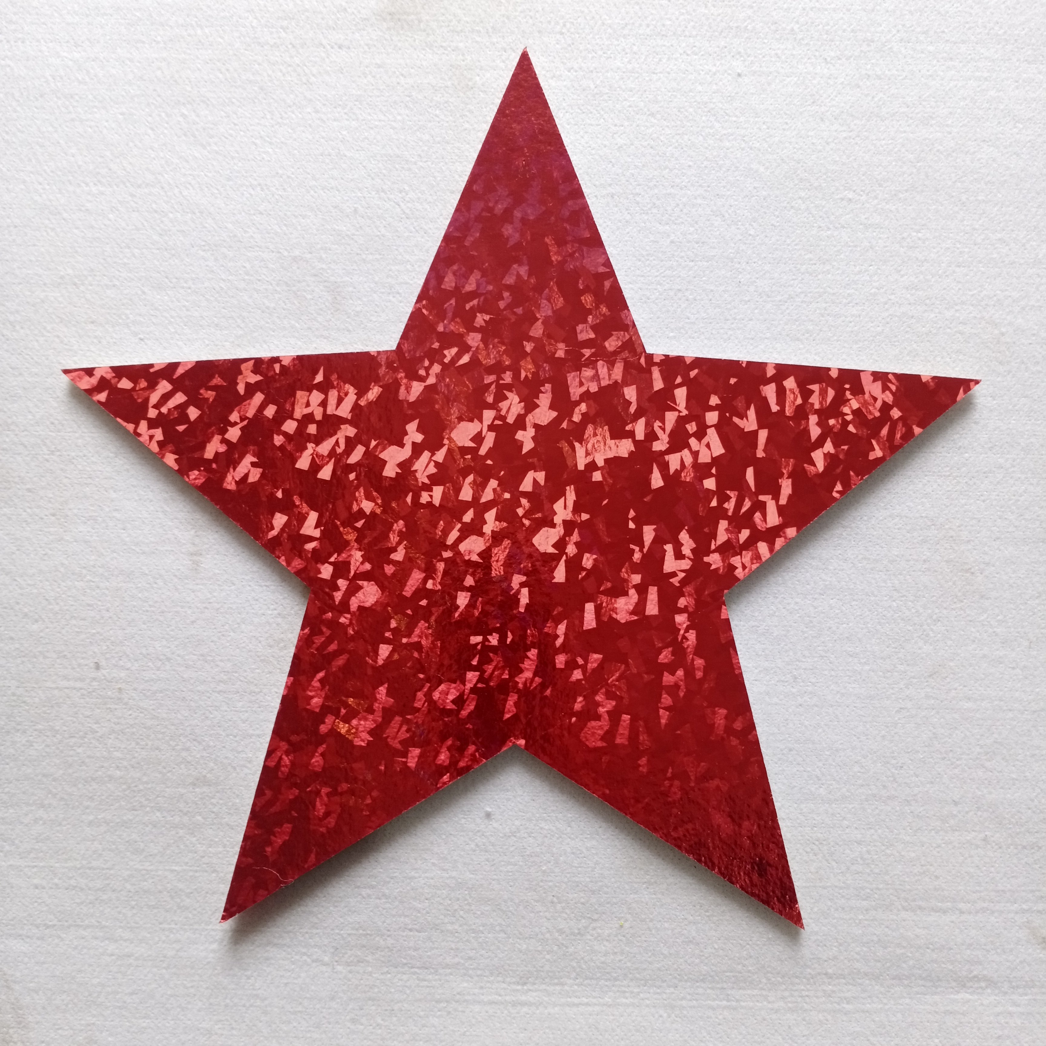 红色星闪闪五角星红歌演出运动会入场开幕式手持拿大合唱舞蹈道具