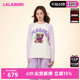 TF家族同款LALABOBO新款甜美休闲热成像拼色长袖T恤女LBDA-WSDT43
