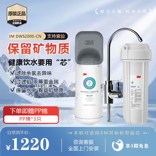 3M净水器 家用直饮净享 DWS2000-CN饮水机滤芯活性炭进口滤材2500