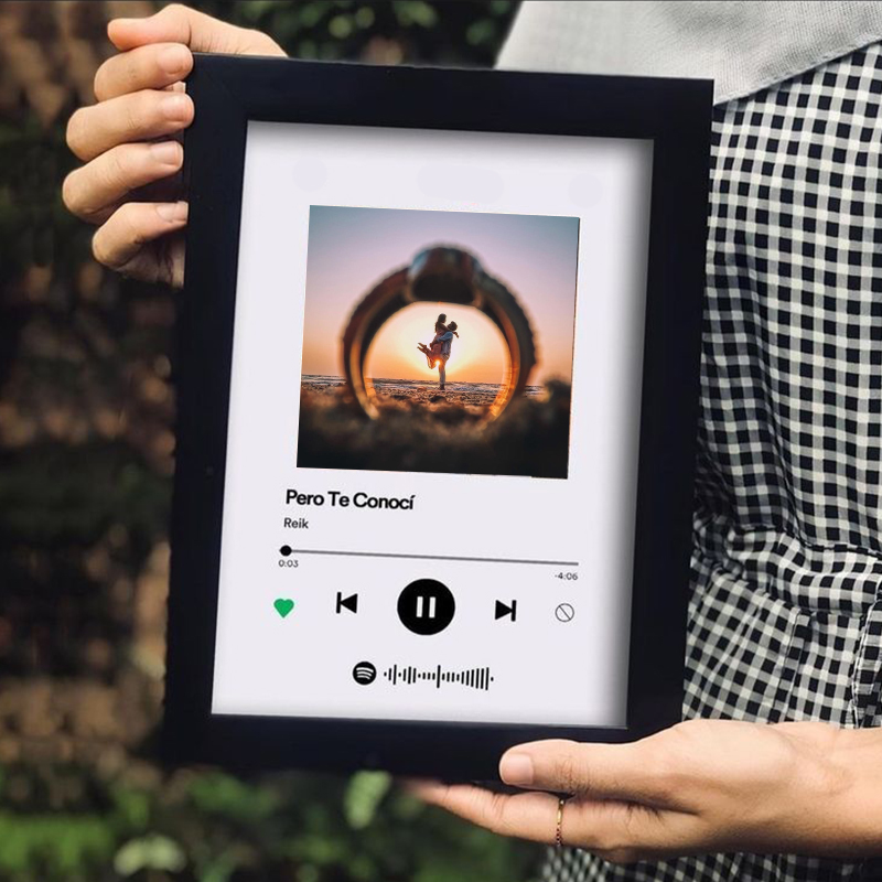diy照片定制nfc音乐相框洗照片送情侣男友闺蜜毕业季结婚礼物画框