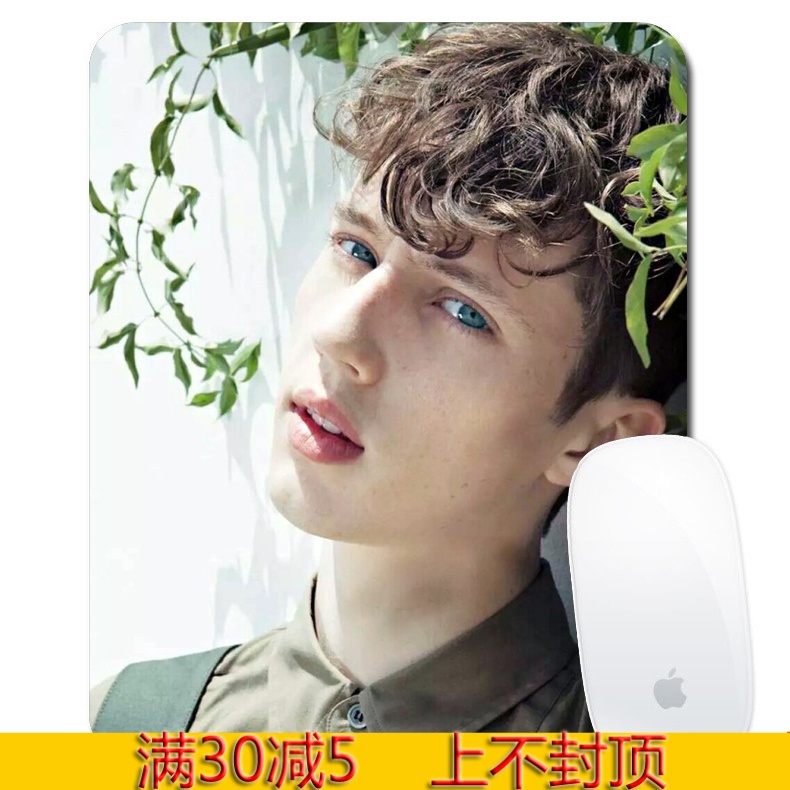 戳爷 特洛耶希文troye sivan同款加厚鼠标垫周边写真