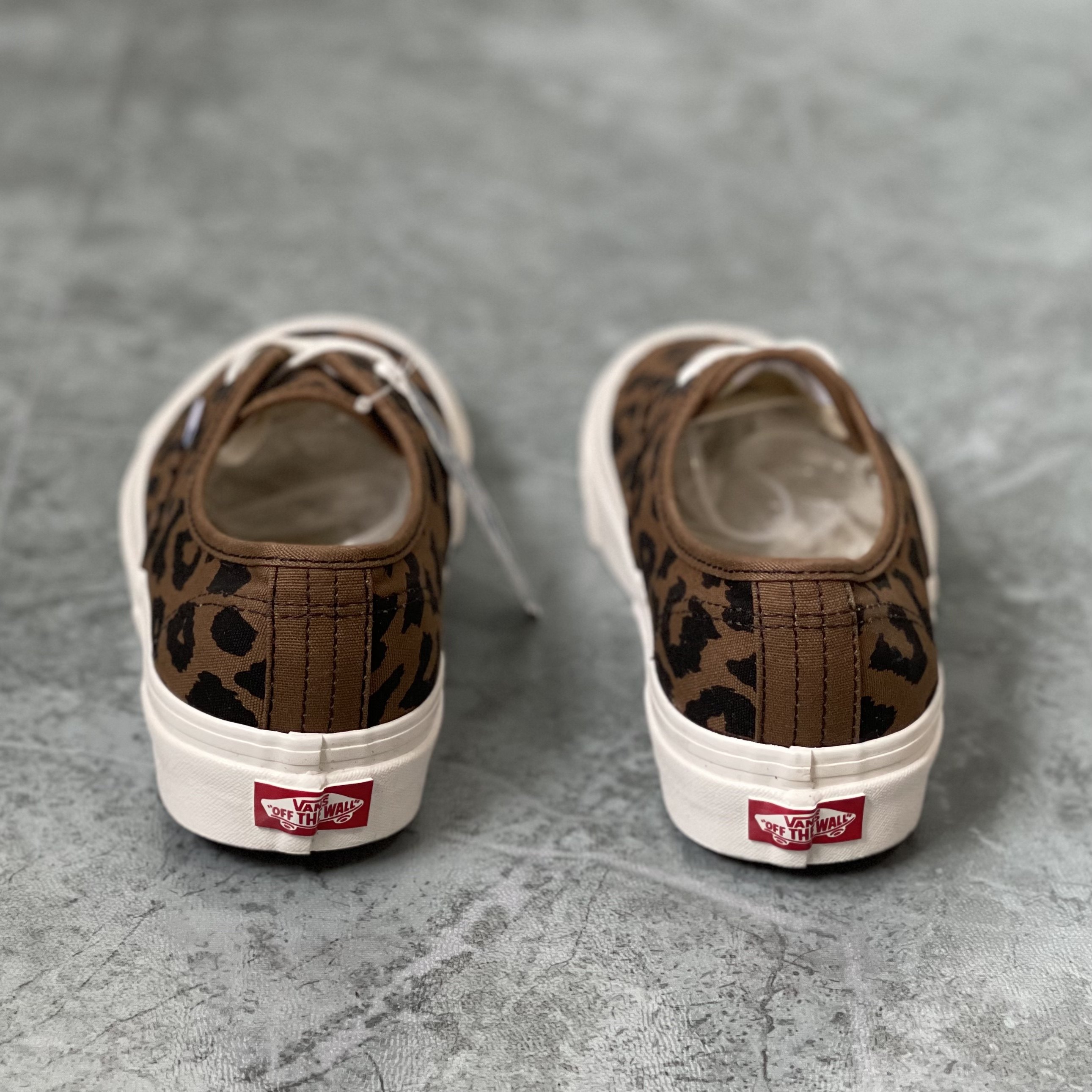 vans authentic 44dx安纳海姆低帮豹纹男女鞋帆布鞋子vn0a38envl0-mc