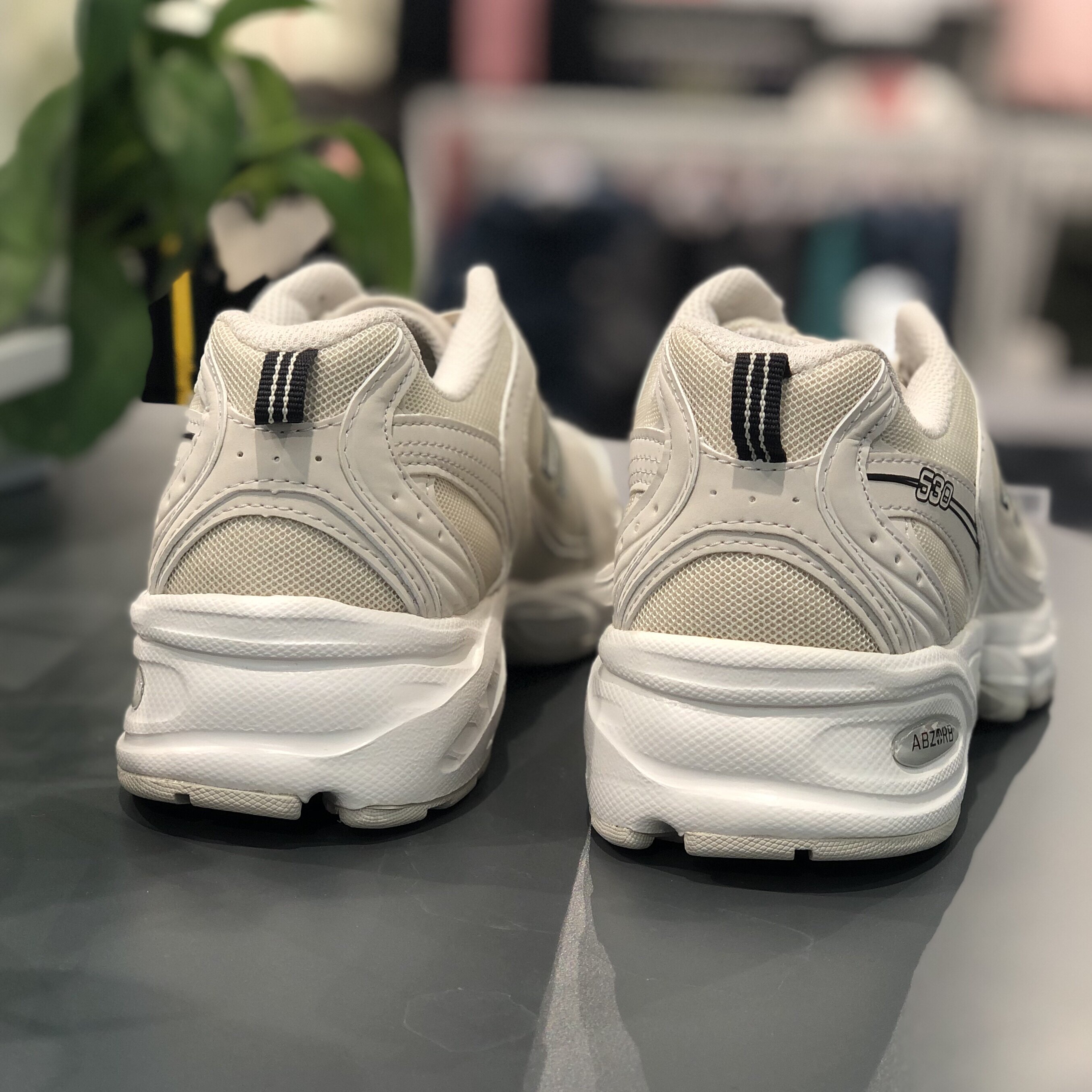 new balance/nb 530奶茶色复古运动跑鞋女ins休闲老爹鞋男mr530sh