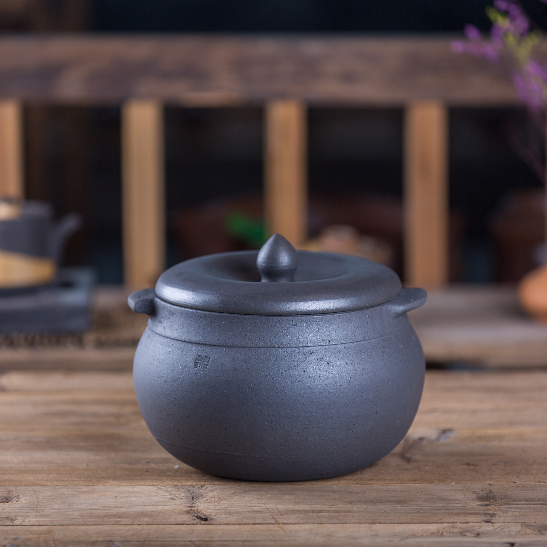 特价荥经砂锅_雅安荥经朱氏砂器传统无釉手工耐热耐高温养生汤煲陶瓷