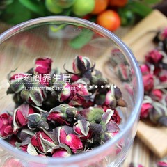 野生金边红玫瑰花草茶500克