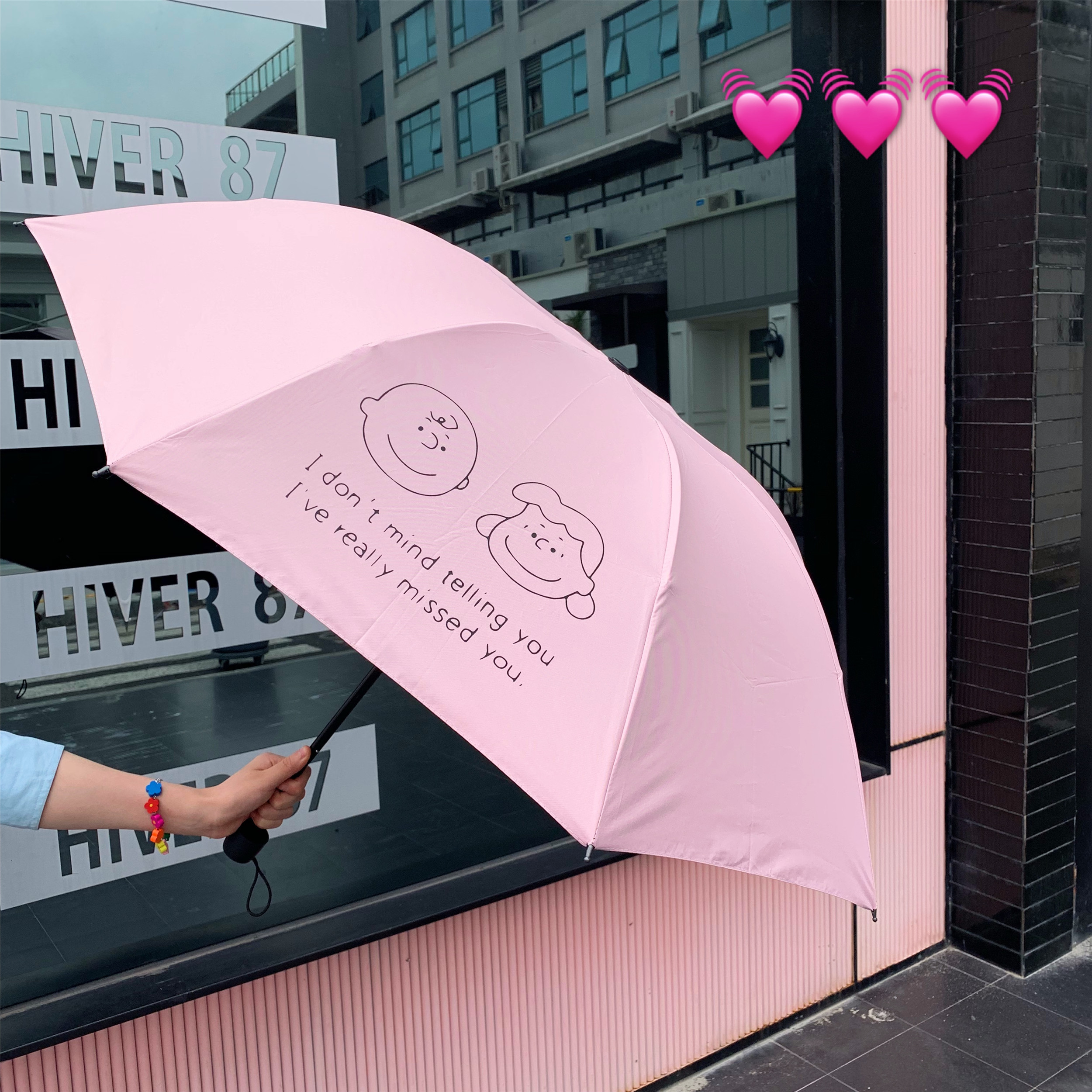 小狗防晒雨伞防紫外线女晴雨两用少女心ins小巧便携黑胶折叠遮阳在类目 居家日用, 伞/雨具/防雨/防潮, 伞中 - 来自Buy2taobao.com提供专业的淘宝代购服务