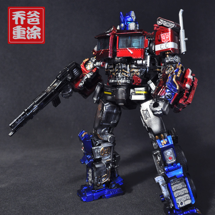 乔爸重涂 ss38擎天柱变形金刚6 电影 大黄蜂外传孩之宝模型玩具