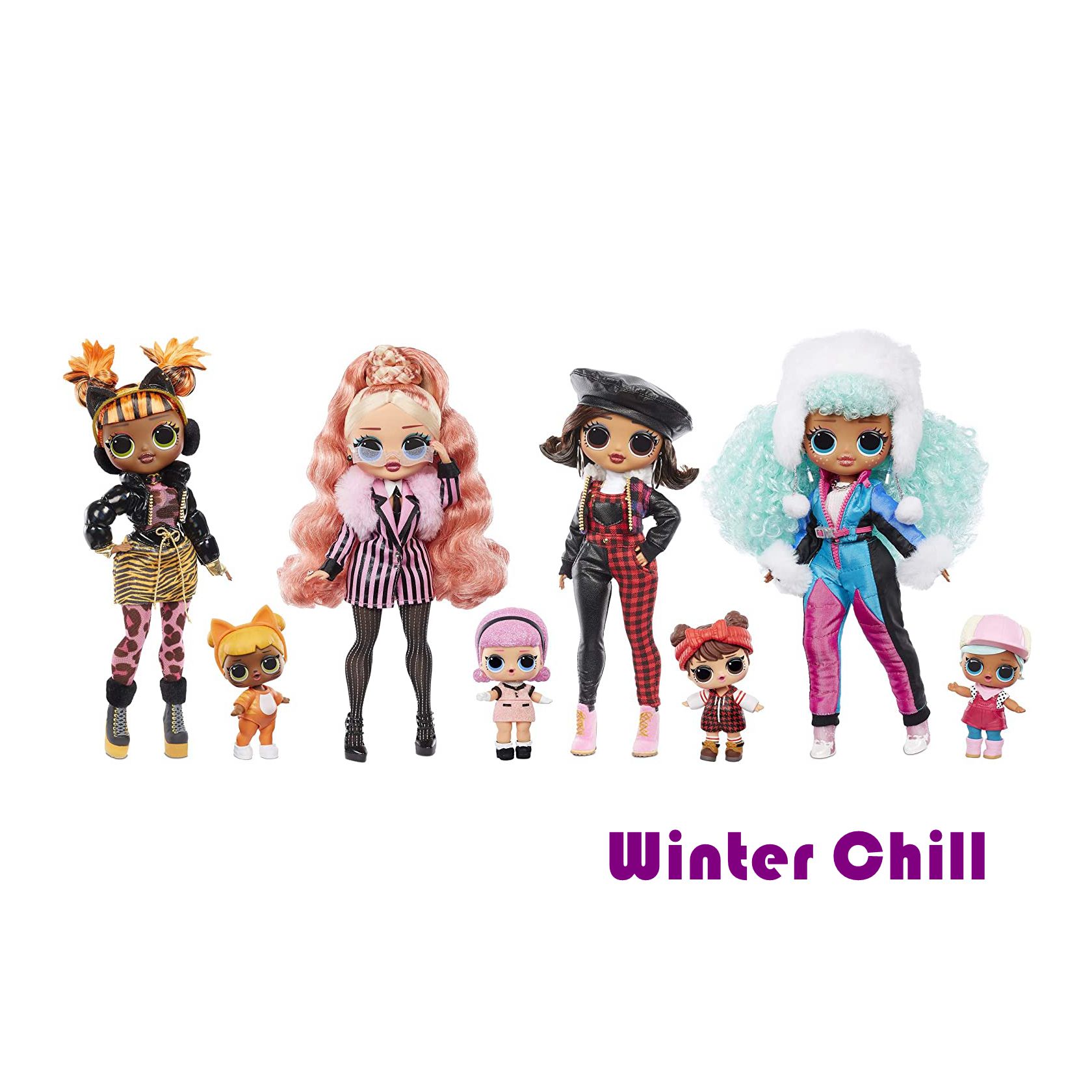 美国代购LOL惊喜娃娃冬季Chill大姐姐二代三代玩偶公仔玩具礼物