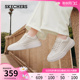 【520礼物】Skechers斯凯奇夏女鞋印花设计百搭板鞋休闲鞋小白鞋