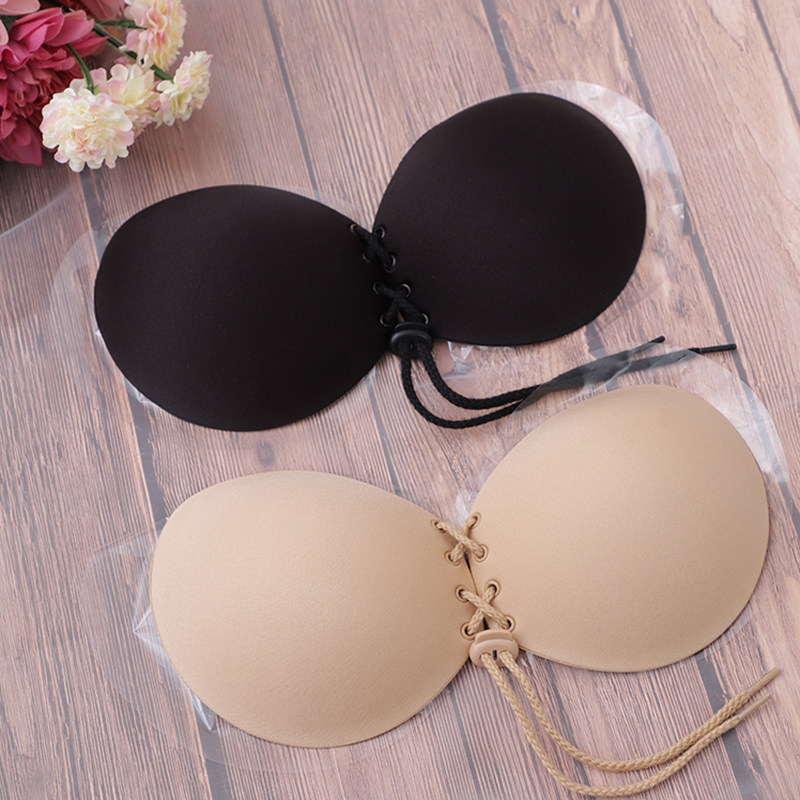 硅胶胸贴婚纱用聚拢防滑上托小胸隐形文胸超薄款显胸小乳贴女