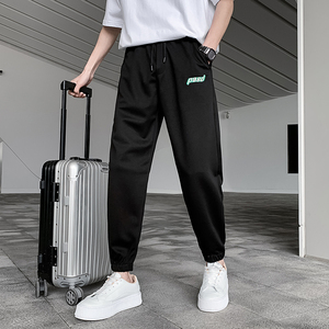 k2011 p45 春夏新款休闲裤男潮流痞帅束脚裤修身百搭运动卫裤,休闲