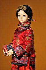 yoyo真淘 bjd sd3分63-69大女 鬼契二分娃娃衣服真丝秀禾仅售娃衣