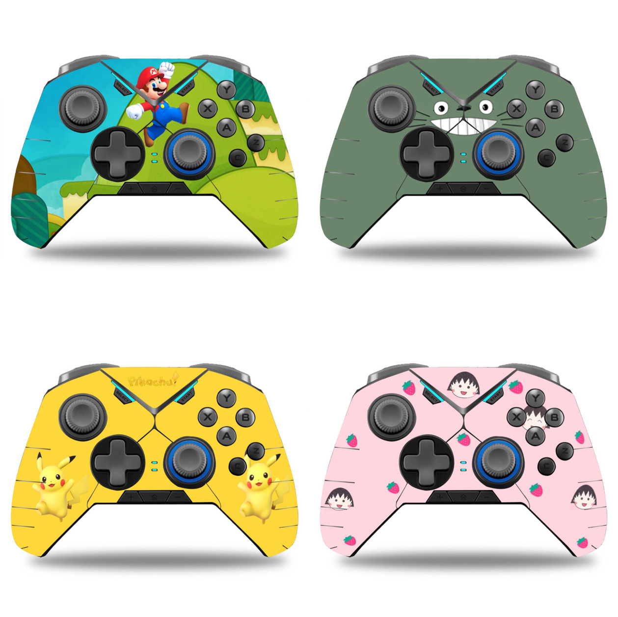 飞智黑武士2手柄贴纸黑武士2pro手柄贴膜黑武士2pro卡通贴可定制