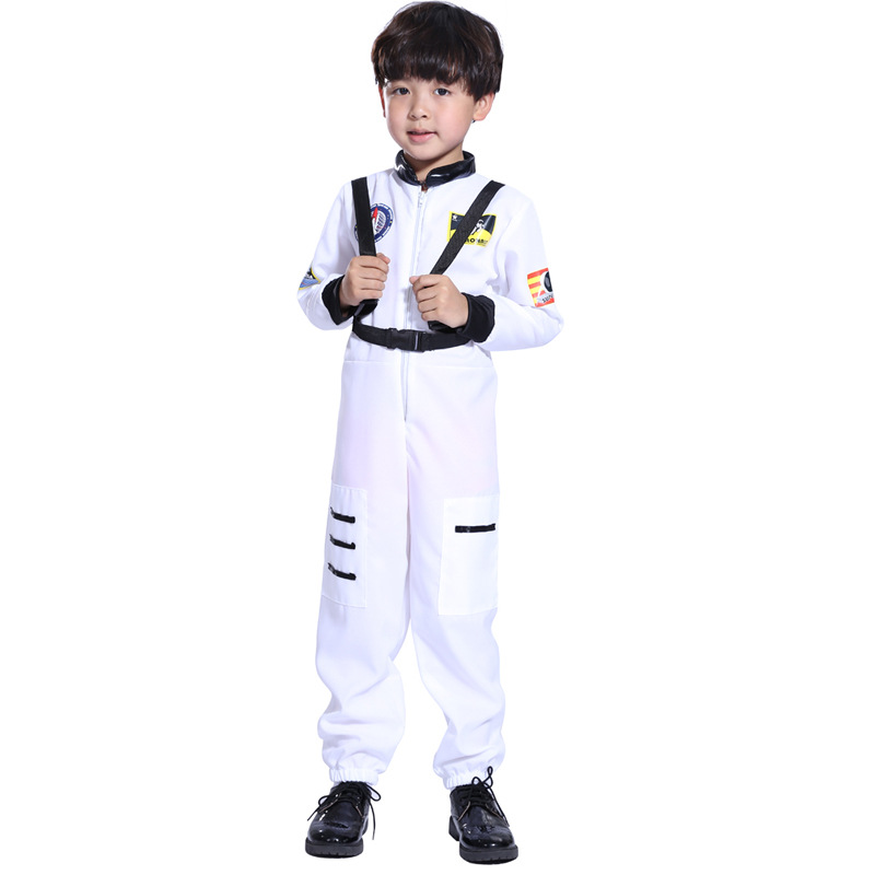 儿童太空服连体衣棒球服六一演出服太空航天员宇航员男女童表演服