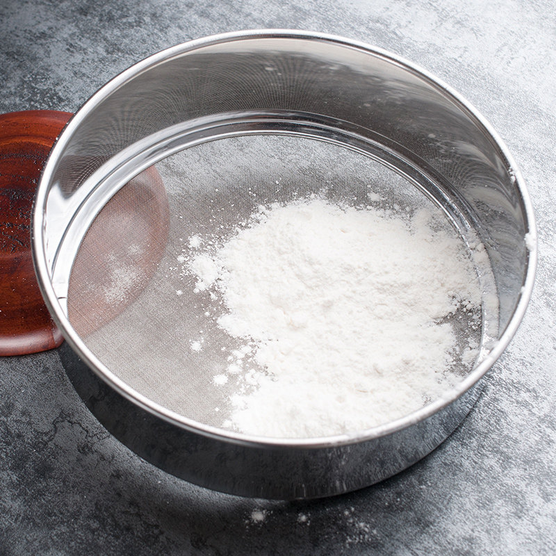 304面粉筛 8寸过滤网筛子家用不锈钢筛网60目粉过筛器烘焙工具