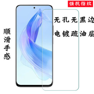 oppoK11钢化膜非全屏不包边无黑边K10pro无白边一加ACE3V电镀防指纹x高清a2小K12贴k9S手机无孔reno7SE弧边2V