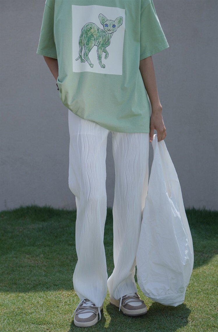 白色长裤女夏薄款