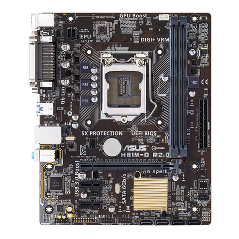 0/ h81m-k h81m主板 intel/h81 lga1150针台式机主板