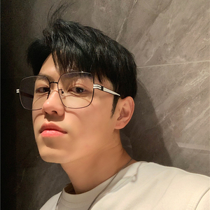 韩版潮男生眼镜配近视金属方形全黑框超大胖圆脸显瘦防蓝光学生女