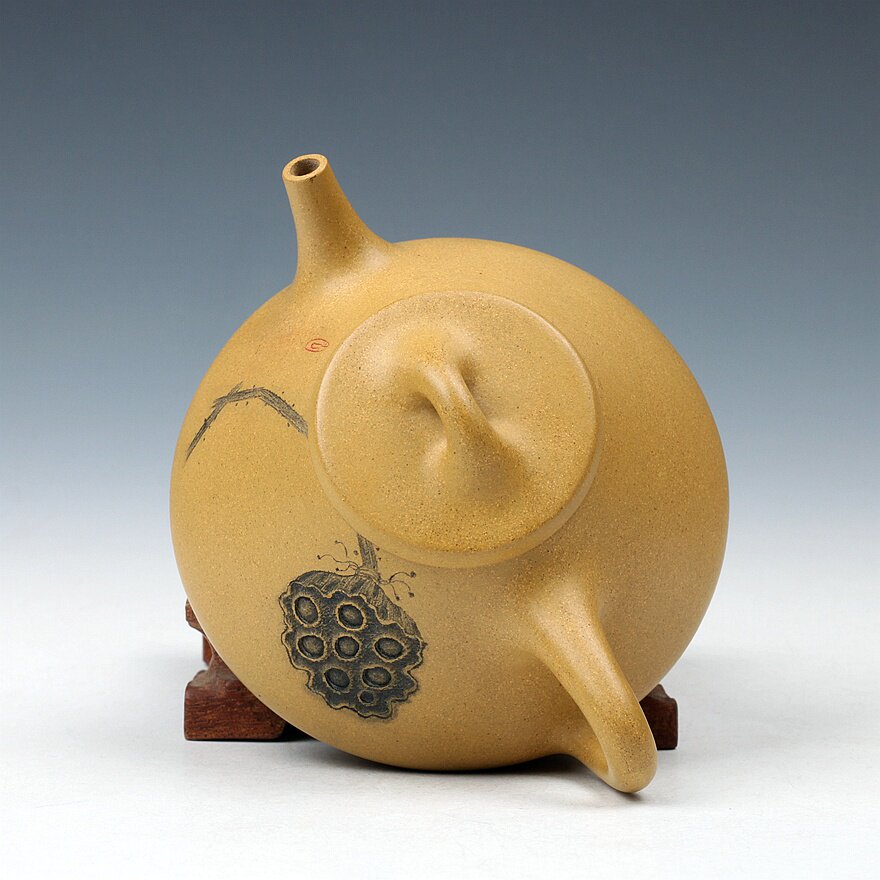 著名陶艺家 王小兵作品 段泥《小子冶石瓢》