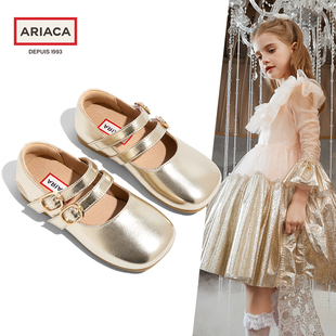 ARIACA艾芮苏女童公主皮鞋2024年春季新款儿童玛丽珍芭蕾舞蹈童鞋
