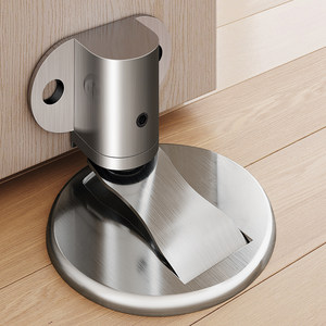 门门吸免打孔门挡器门把手防撞垫硅胶墙吸卫生间门阻厕所门碰保护套门